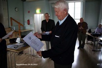 Pitkä aikainen entinen puh.johtaja Pentti Keurulainen 