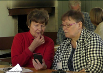 Opastusta Kyyrönkaidassa
kuva Pirjo Viita-aho