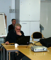 Leif Forström Käpylän kerhossa 2012