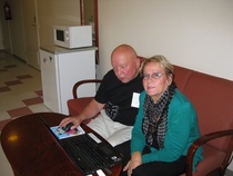 Ohjelmien asennusta Ilpo ja Raija syksyllä 2010