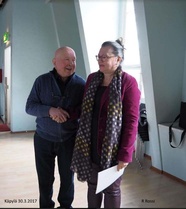 EKL:n lehden toimitussihteeri Wallinsalo palkittiin ansioituneena jäsenenä.