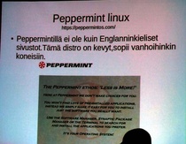 Linux 
kuva Irene Norrman