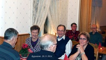 Joulupäivällisellä 20.11.2014