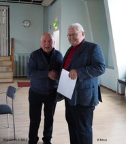 Toiminnantarkastajana toimiva Veikko Toivonen 