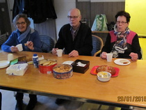 Kahvihetkellä oli kiva aloittaa.