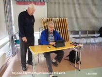 Puheenjohta Pentti ja Taisto.