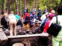 Nuotiolla Helvetinkolulla
